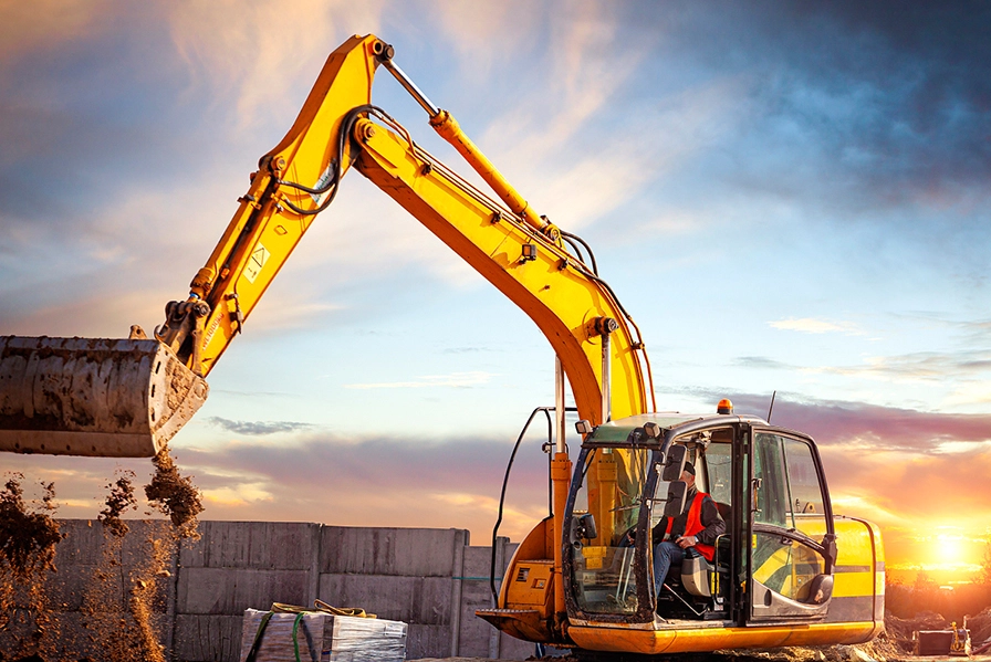 Application de valve pour les machines de construction