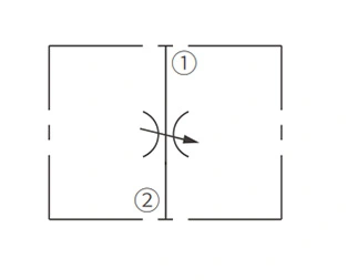 Symbole d'opération de INV10-22 valve hydraulique d'aiguille